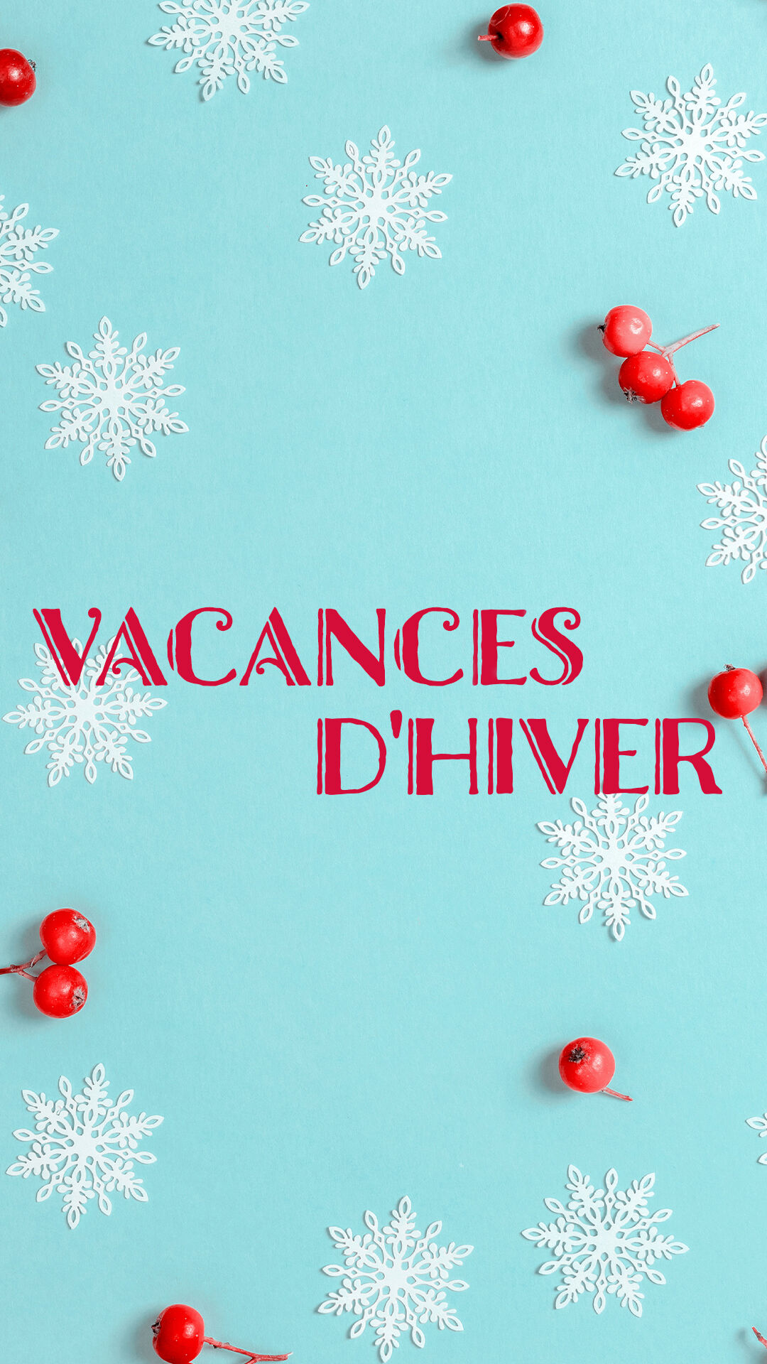 VACANCES D HIVER