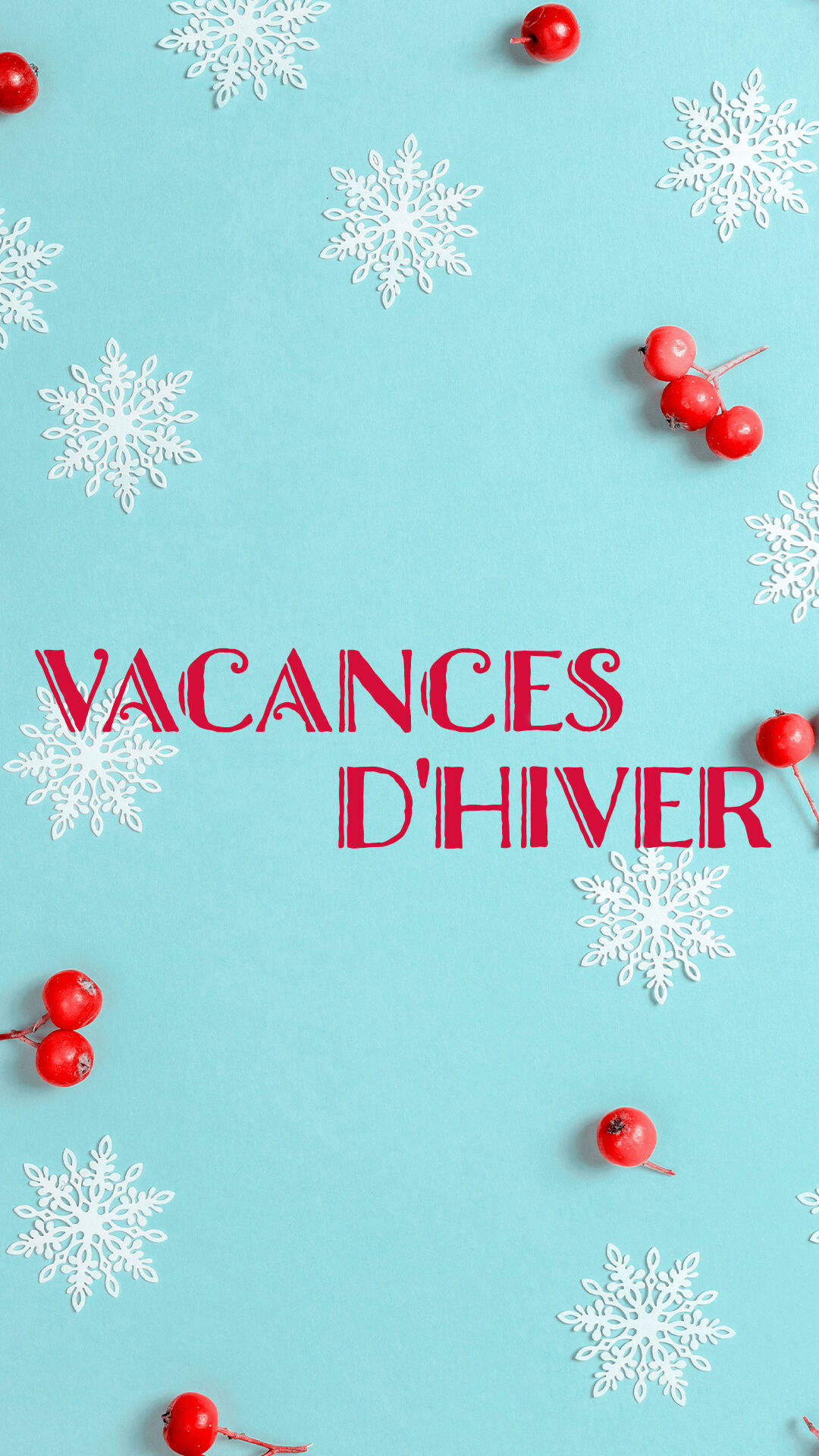 VACANCES D HIVER