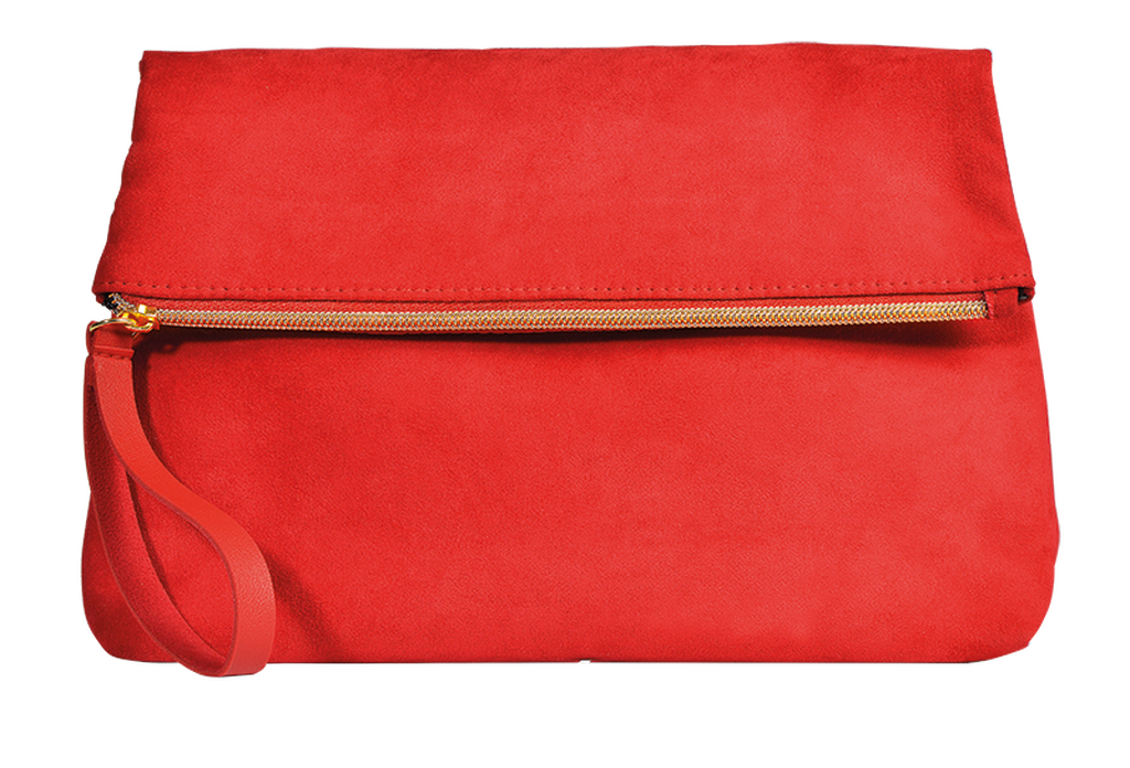 RED SUEDE BAG - PUPA Milano image number 0