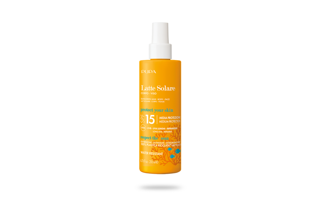 Lait Solaire Corps Visage SPF 15 (200 ML) - PUPA Milano image number 0