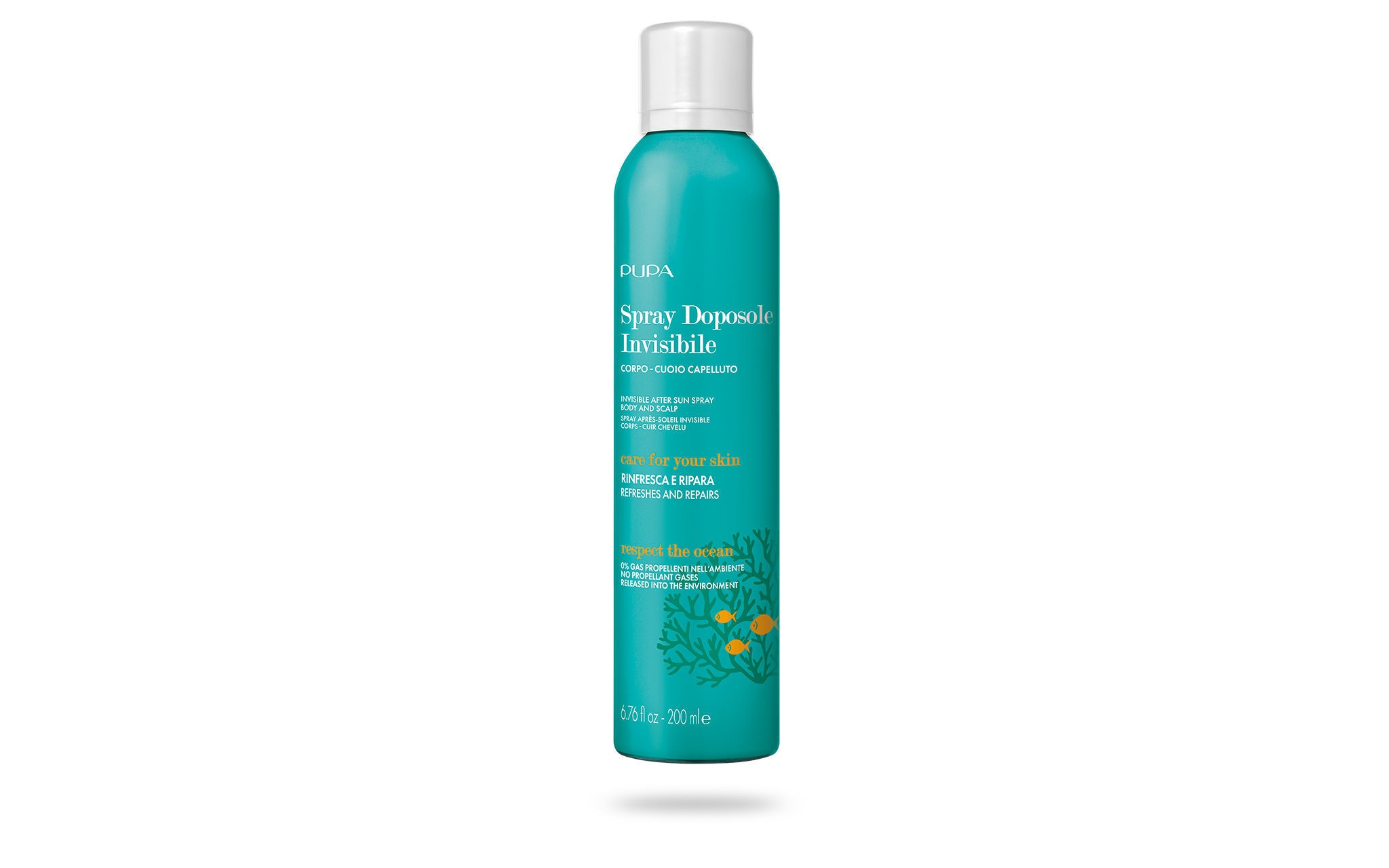 Spray Aprés-Solei Invisibile Corps, Cuir Chevelu (200 ml) - PUPA Milano