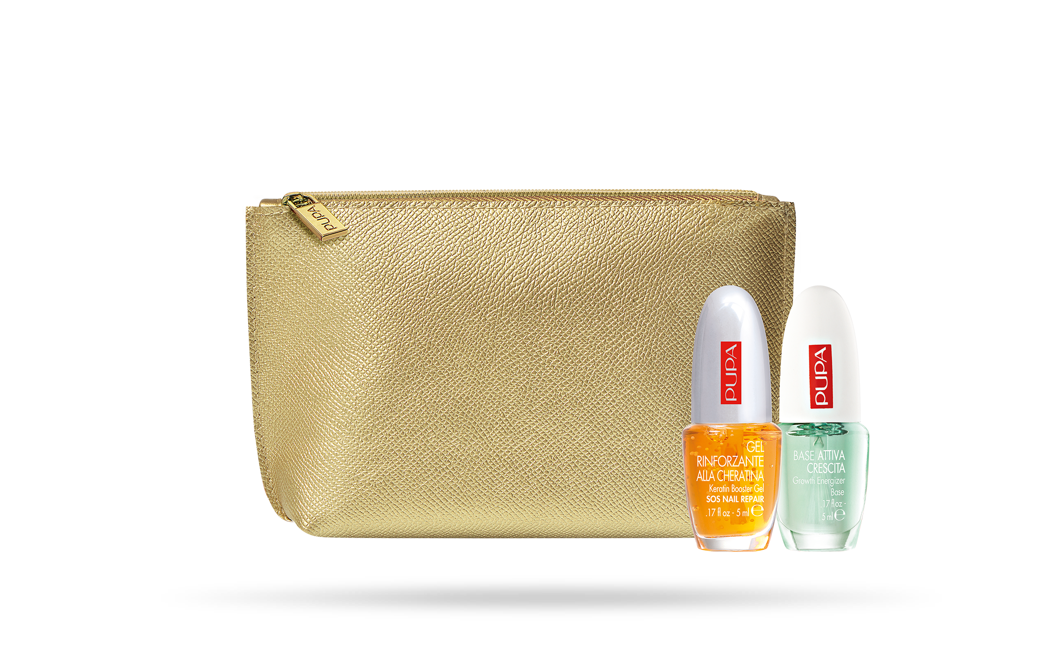 Gel renfor&ccedil;ant &agrave; la K&eacute;ratine & Base Activatrice de Croissance - PUPA Milano