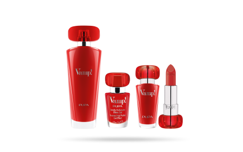 Vamp! Eau de Parfum Red + Vamp! Lipstick et Vamp! Vernis - PUPA Milano