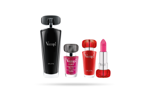 Vamp! Eau de Parfum Black + Vamp! Lipstick et Vamp! Vernis - PUPA Milano