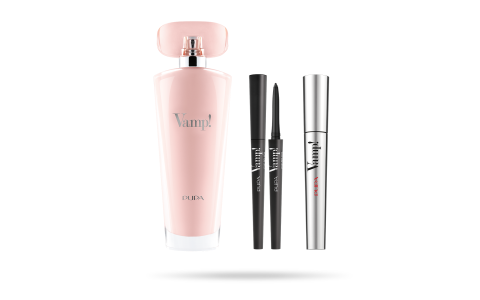 Vamp! Eau de Parfum Pink 100 ml + Vamp! Mascara et Vamp! Eye Pencil - PUPA Milano