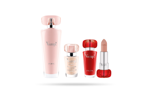 Vamp! Eau de Parfum Pink + Vamp! Lipstick et Vamp! Vernis