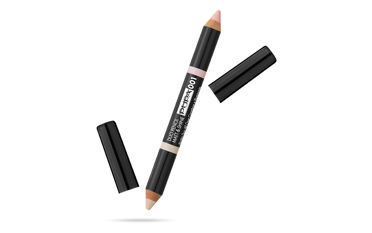 Duo Pencil Matt&Shine - Crayon Duo Correcteur et Illuminateur All Over - PUPA Milano