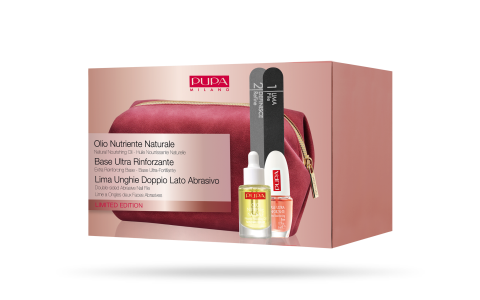 Huile Nourrissante Naturelle & Base Ultra-Fortifiante & Lime à Ongles - PUPA Milano