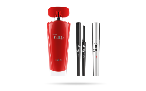 Vamp! Eau de Parfum Red 100 ml + Vamp! Mascara et Vamp! Eye Pencil - PUPA Milano